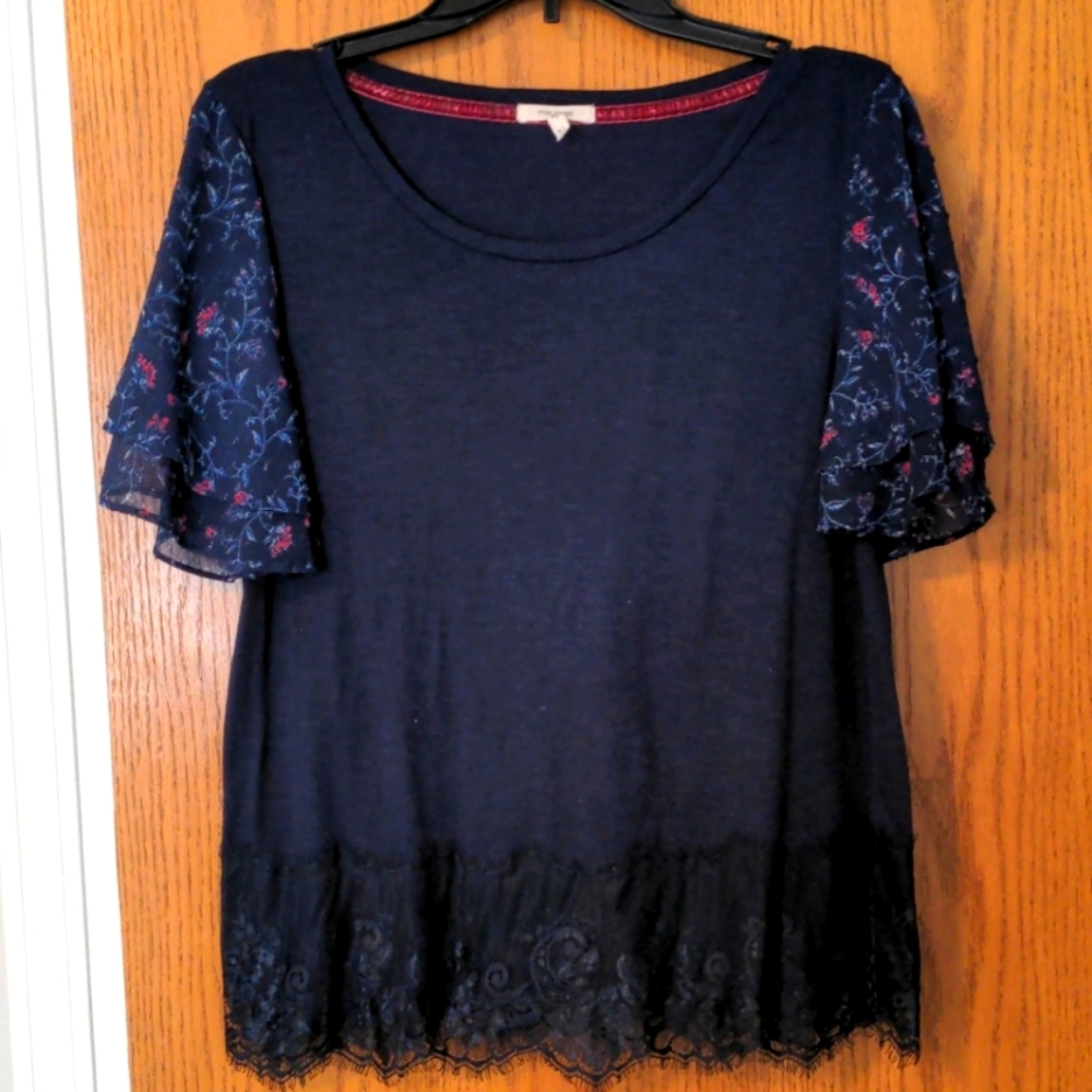 Maurices shirt sleeve top Medium